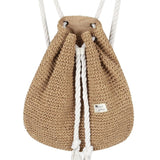 Summer Straw Bag Women Backpack Fashion Rucksack Weaved For Girls