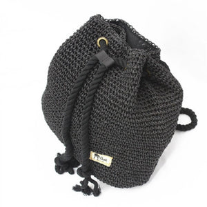 Summer Straw Bag Women Backpack Fashion Rucksack Weaved For Girls