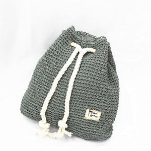 Summer Straw Bag Women Backpack Fashion Rucksack Weaved For Girls