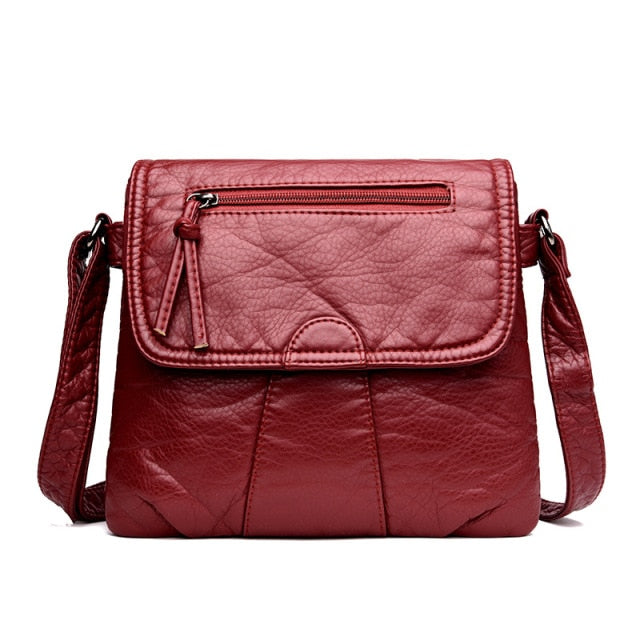 Women Bag Soft Leather Ladies Crossbody Bag For Female